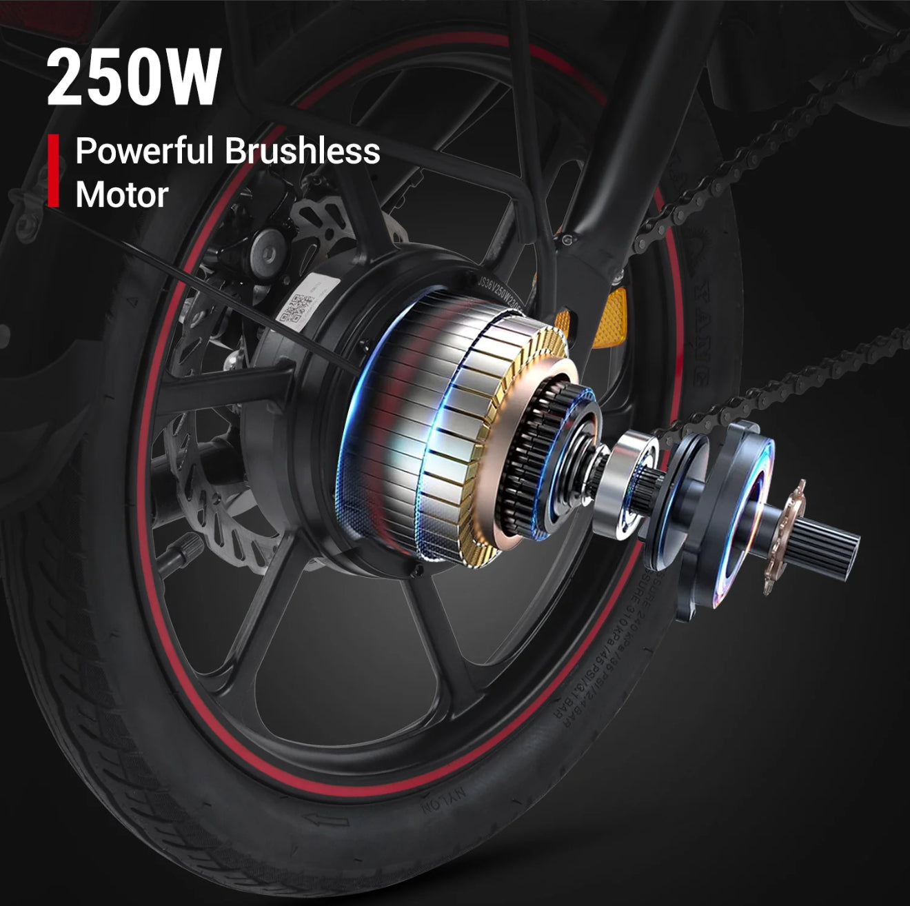 DYU D3F 14 Inch Mini Folding Electric Bike