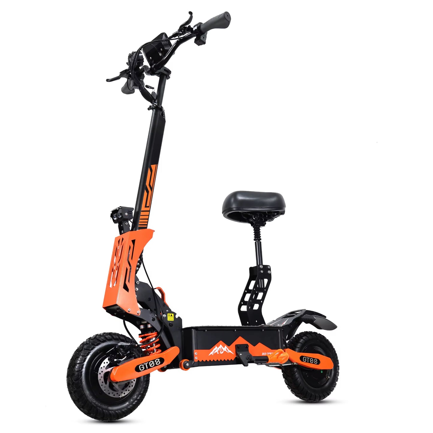 GT08 5600W Foldable Electric Scooter 60V 27AH Dual Motor 11in Off Road Tires