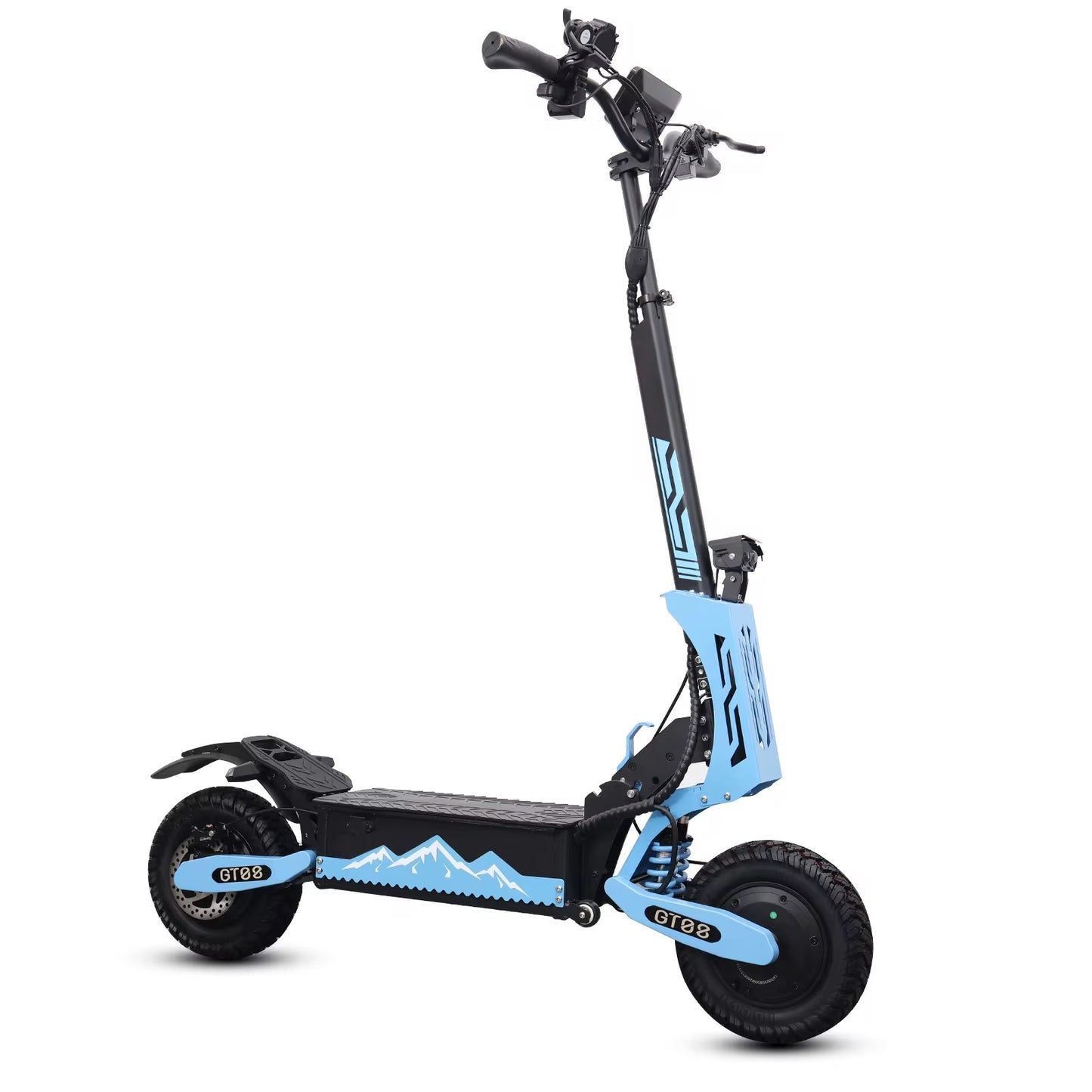 GT08 5600W Foldable Electric Scooter 60V 27AH Dual Motor 11in Off Road Tires