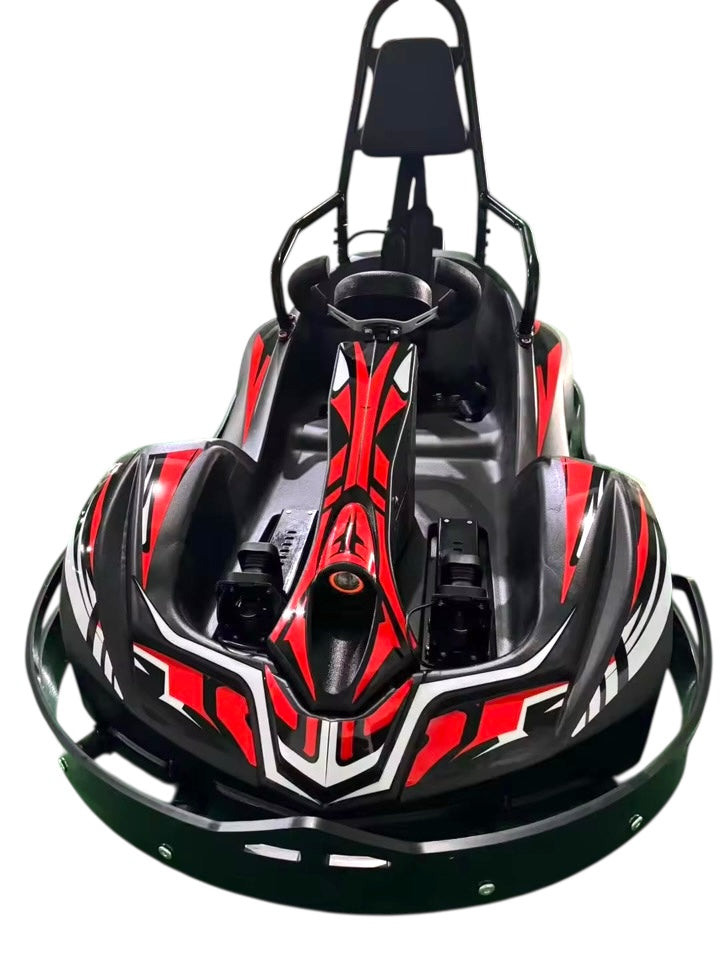 Commercial Electric Go-Kart for Indoor/Outdoor Use Square Amusement with Remote Control Timer for Children and Adults