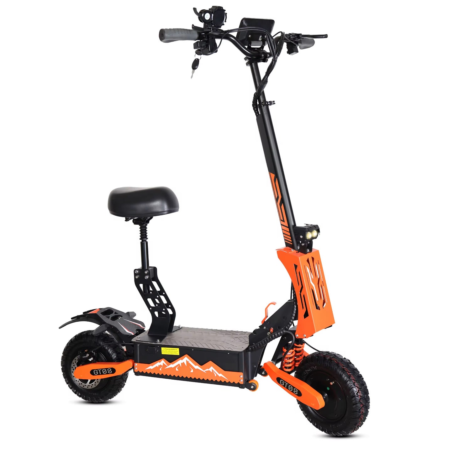 GT08 5600W Foldable Electric Scooter 60V 27AH Dual Motor 11in Off Road Tires