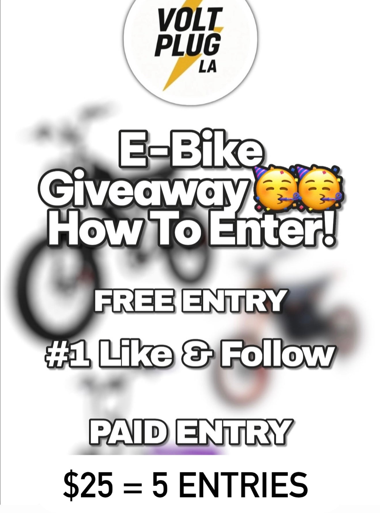 Digital E-Bike Giveaway Entry