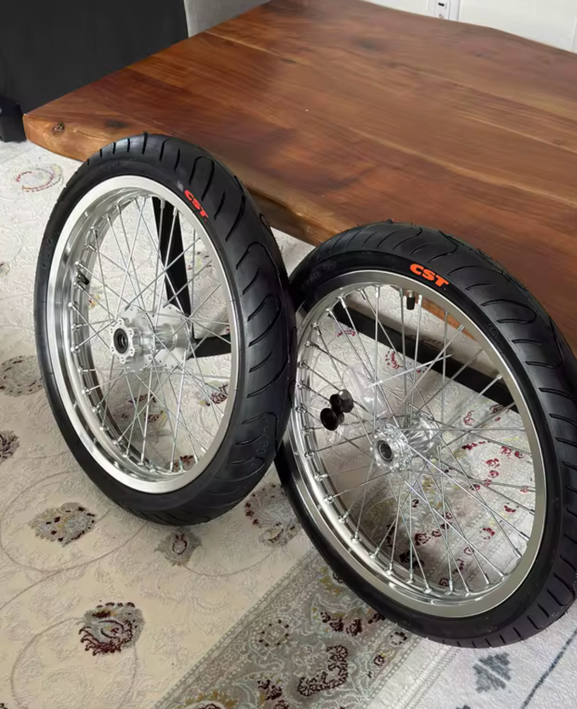 17″ Supermoto Wheel Set with CST Tires for Surron LBX, E-Ride Pro, 79Bike & Ventus