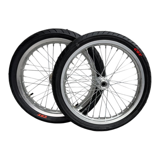 17″ Supermoto Wheel Set with CST Tires for Surron LBX, E-Ride Pro, 79Bike & Ventus