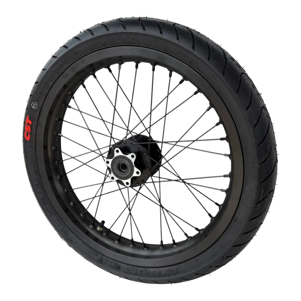 17″ Supermoto Wheel Set with CST Tires for Surron LBX, E-Ride Pro, 79Bike & Ventus