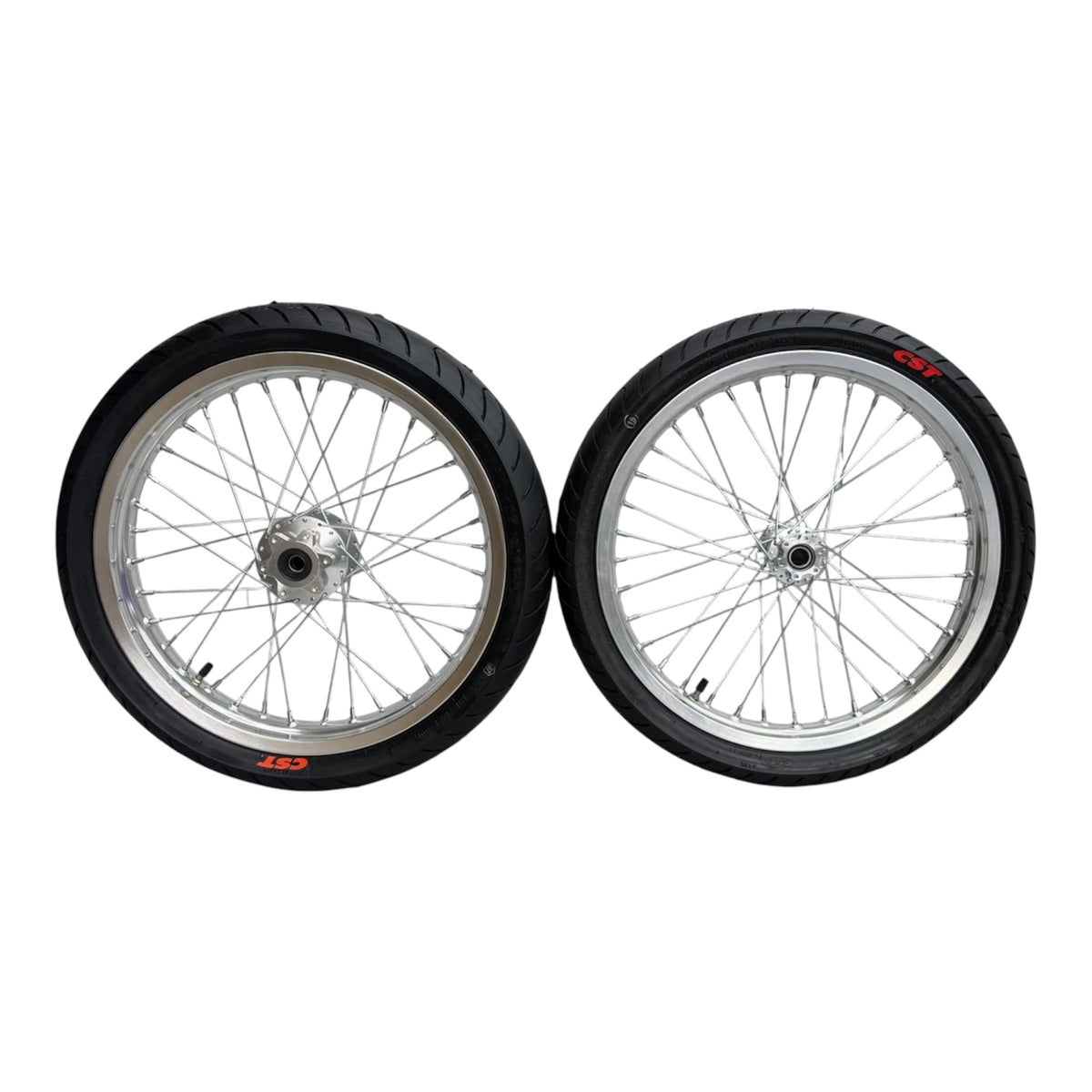 17″ Supermoto Wheel Set with CST Tires for Surron LBX, E-Ride Pro, 79Bike & Ventus