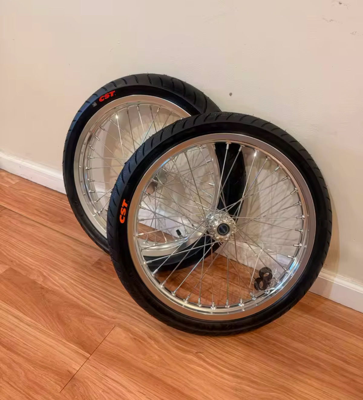 17″ Supermoto Wheel Set with CST Tires for Surron LBX, E-Ride Pro, 79Bike & Ventus